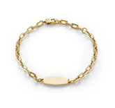 Yellow Gold Baby ID Bracelet (16cm) - Dracakis Jewellers